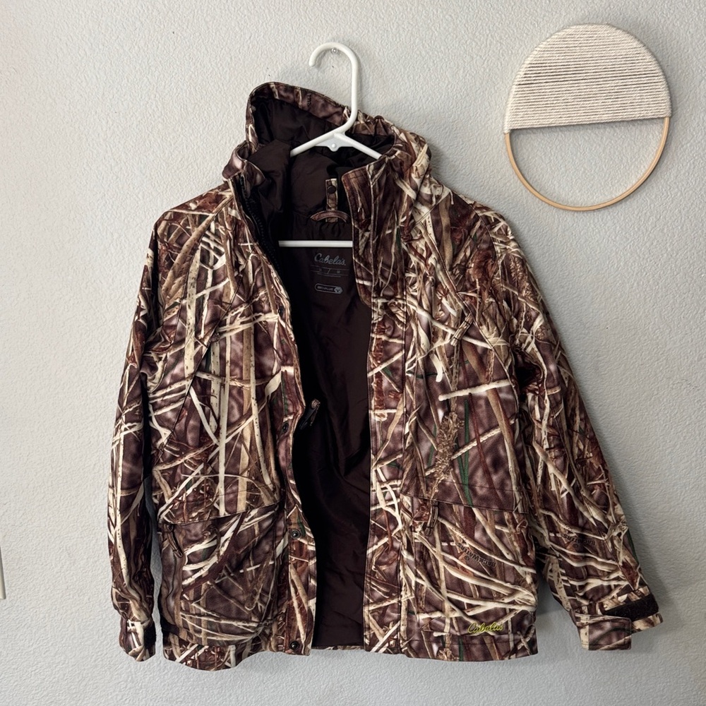 Cabela's Kids Brown Camouflage Raincoat